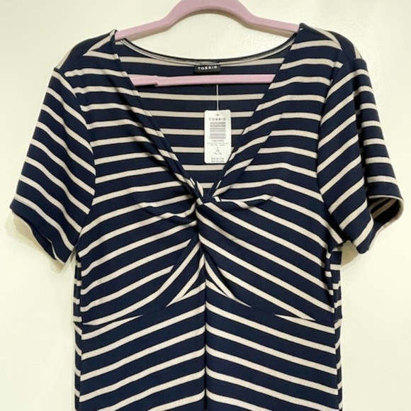 NWT Torrid Stripes Dress. - Picture 2 of 4